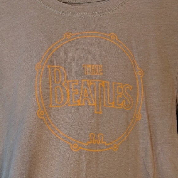 The Beatles Brown Women's Baby Doll Tee EUC SZ XL - Picture 4 of 4
